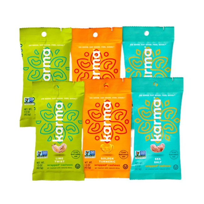 Keto Cashew Variety Pack | 6 Snack Packs-gallery-40785324245279