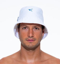 Mens Bucket Hat | 100% Cotton Twill | White