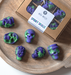 Halloween Wax Melts Spooky Skulls | Fall Tarts Pack of 6