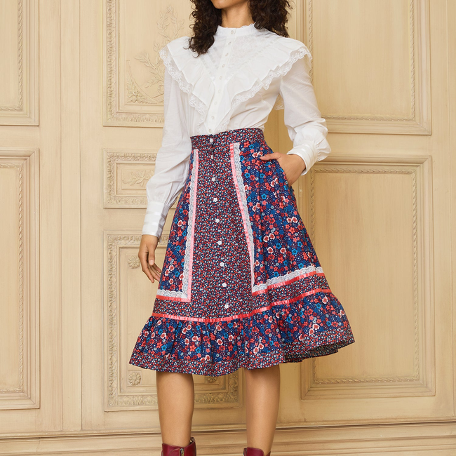 GUNNE SAX for ModCloth's Isabella Midi Skirt-gallery-39186148589739