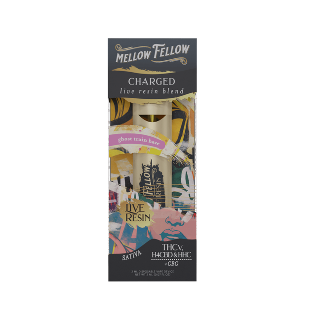 Charged Blend 2ml Live Resin Disposable Vape - Ghost Train Haze (Sativa)-gallery-37327728738510
