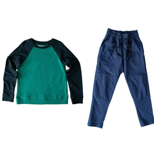 Matching Cozy Sets - Navy & Hunter