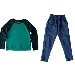 Matching Cozy Sets - Navy & Hunter