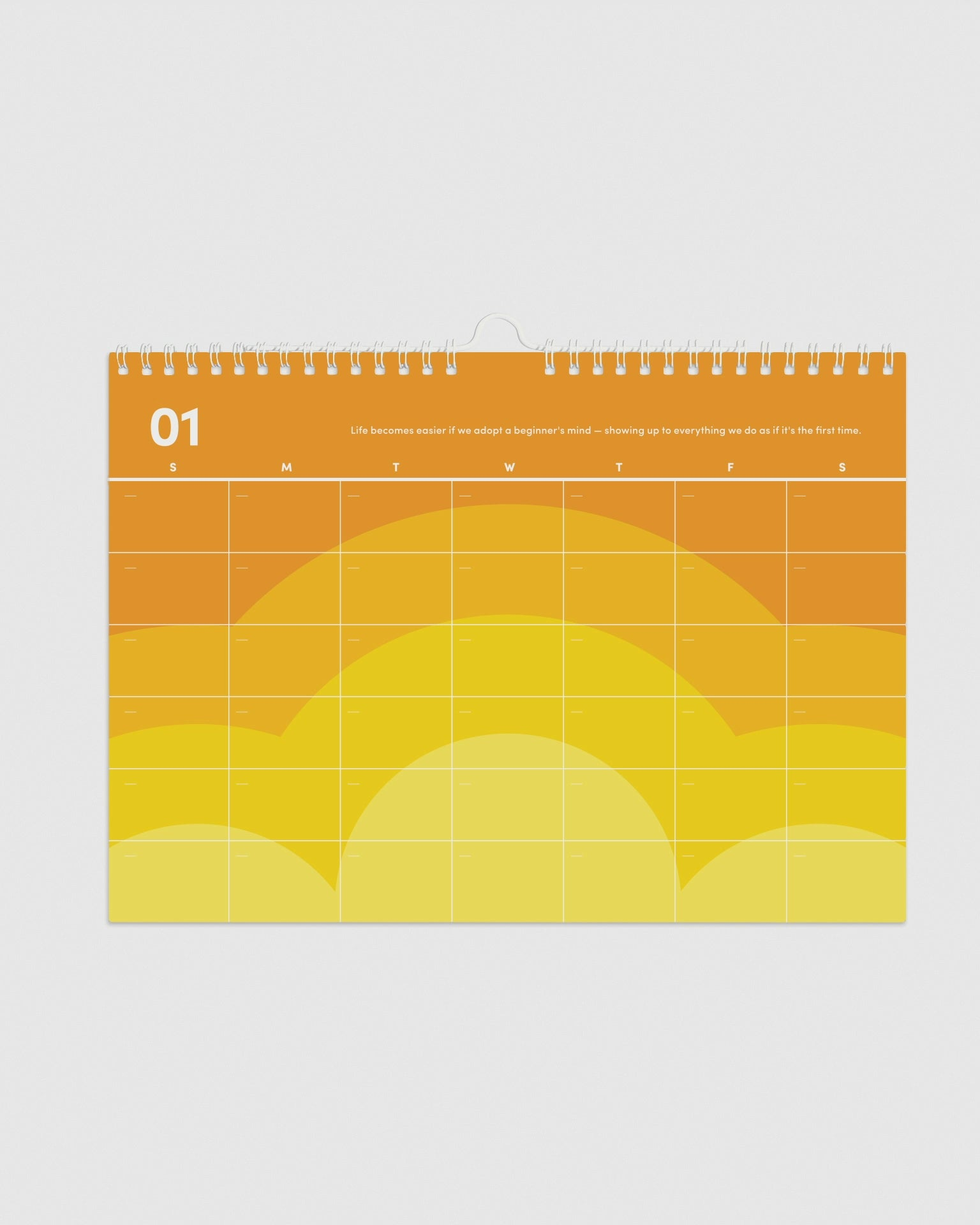 Everyday Mindfulness Yearly Open Dated Calendar Collab with Headspace