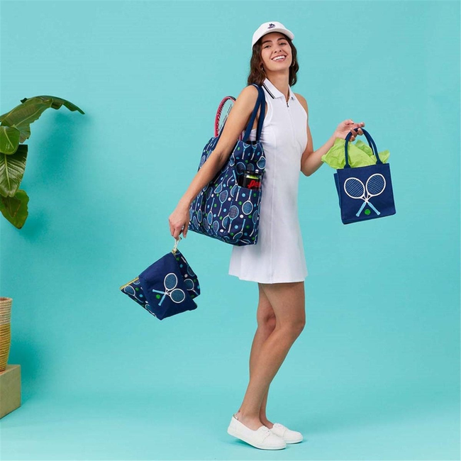 Tennis Navy Solo Reusable Itsy Bitsy Gift Bag-gallery-32767324356695