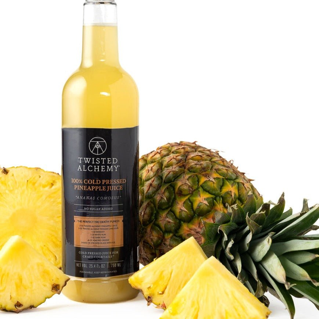 25.4oz 100% PINEAPPLE JUICE COLD PRESSED-gallery-52898736046447