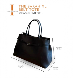THE XL SARAH LARGE BELT TOTE BAG