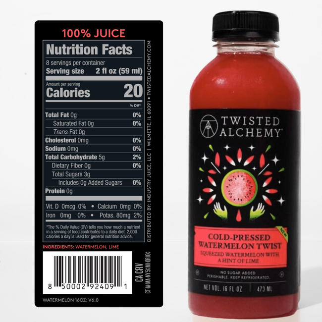16oz WATERMELON TWIST COLD PRESSED-gallery-60314128023919
