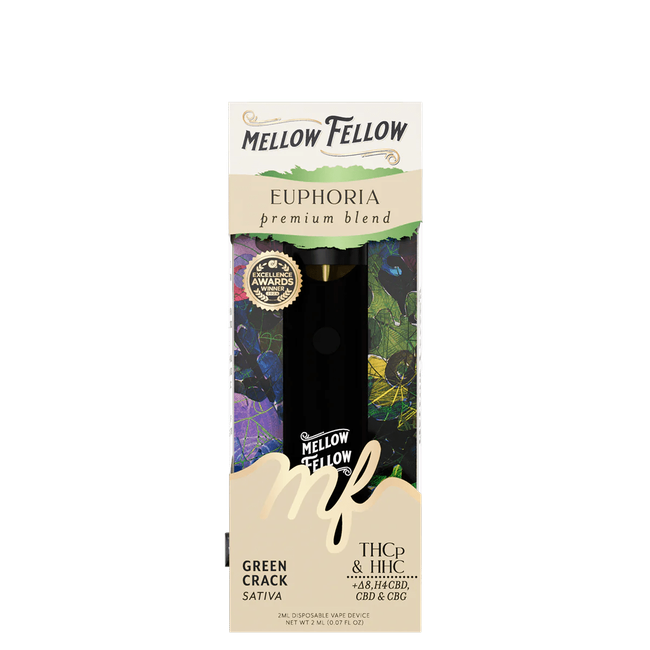 Euphoria Blend 2ml Disposable Vape - Green Crack (Sativa)-gallery-37327699607758