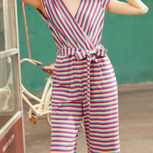 The Twist & Stripe Jumpsuit-gallery-39231315542187