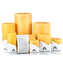 Pure Beeswax Pillar Candle