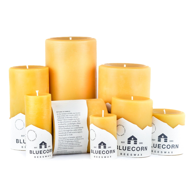 Pure Beeswax Pillar Candles-gallery-39117840449782