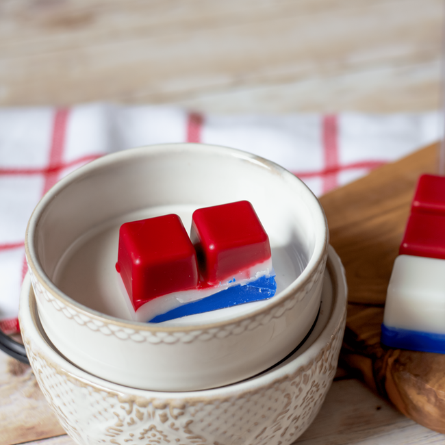 Stars & Stripes Wax Melts - Pink Sugar Clamshell Melt Tarts-gallery-28151833100358