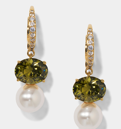 NATURAL BEAUTY GREEN DROP EARRING