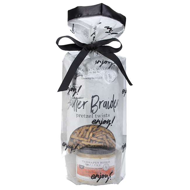 Everyday Grab and Go Giftset with Hatch Chile Cream Cheese Dip and Butter Braided Pretzels-gallery-31497097183297
