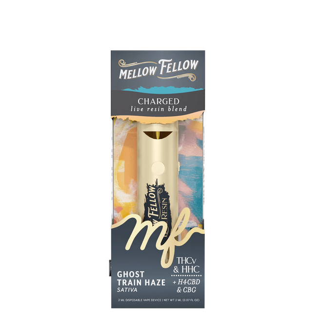 Charged Blend 2ml Live Resin Disposable Vape - Ghost Train Haze (Sativa)-gallery-37327728640206