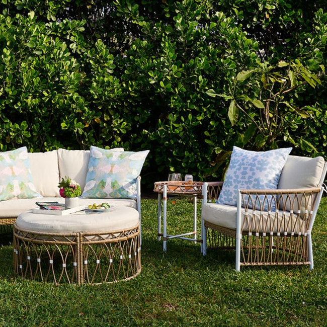 Chintz Mist 22x22 Outdoor Pillow-gallery-43987548897528