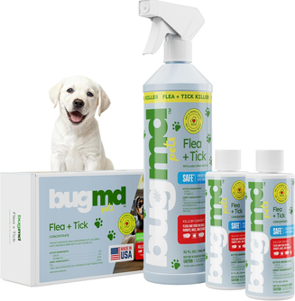 BugMD Flea and Tick Spray Concentrate For Dogs