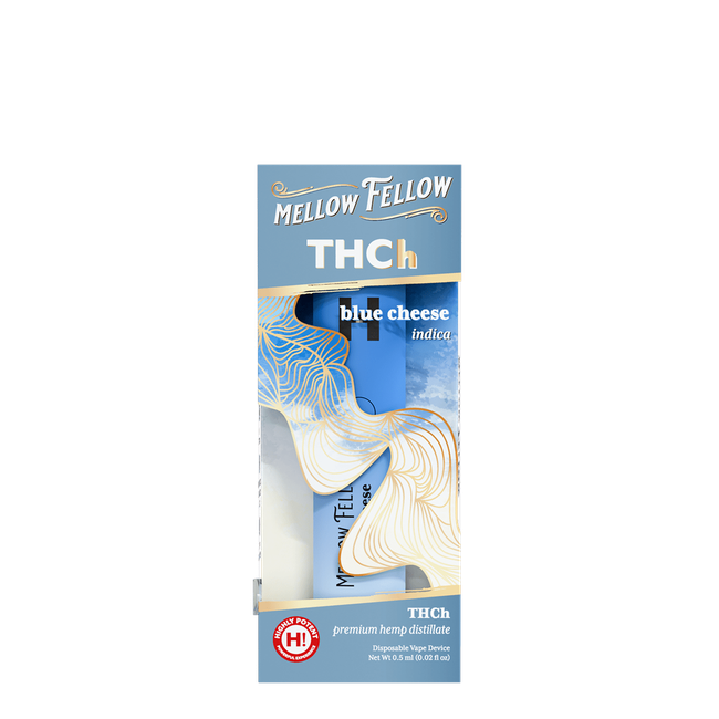 THCh 0.5g Disposable Vape - Blue Cheese (Indica)-gallery-37467802140878