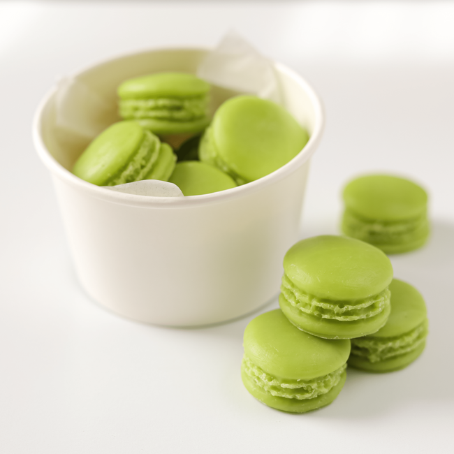 Pistachio Macaron Wax Melts – Light Green, Sweet Nutty Bakery Fragrance-gallery-33472135594054