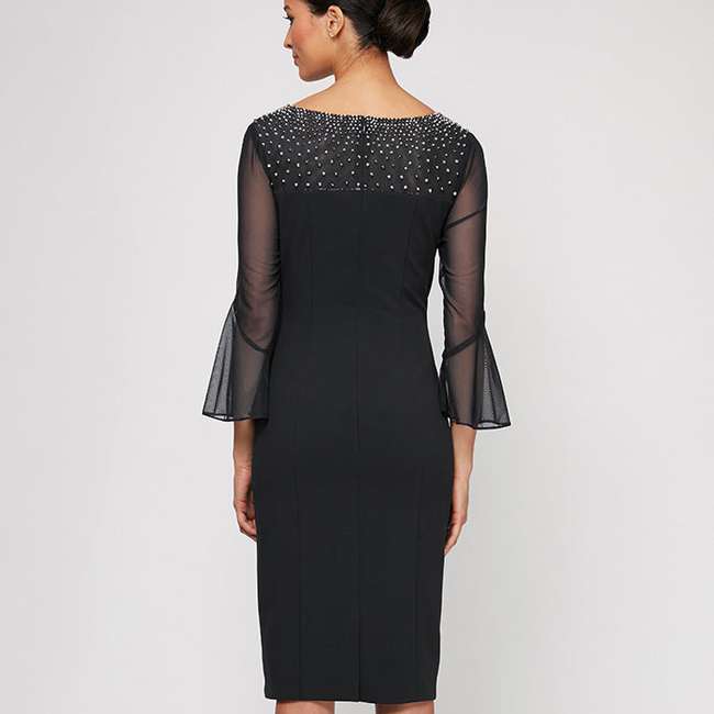 Gabrielle Bell Sleeved Crepe Dress-gallery-42520018485504