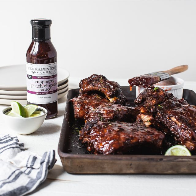 Raspberry Peach Chipotle Sauce - Quart-gallery-59850719822190