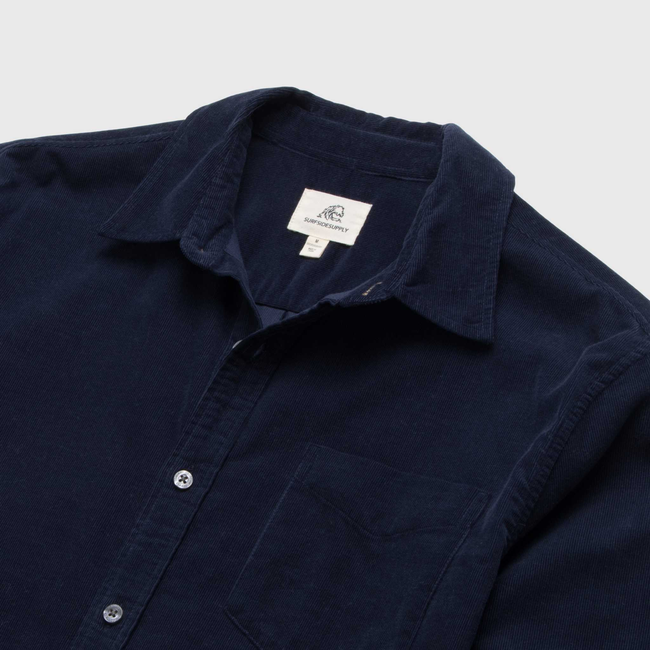 Brian Corduroy Shirt - Navy Blazer-gallery-44067646439682