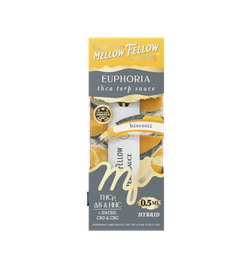 Euphoria Blend 0.5ml Terp Sauce Disposable Vape - Biscotti (Hybrid)