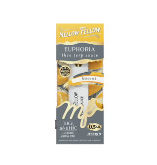 Euphoria Blend 0.5ml Terp Sauce Disposable Vape - Biscotti (Hybrid)