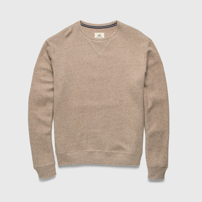 Butch Cashmist Crewneck - Camel Heather-gallery-44025214402818
