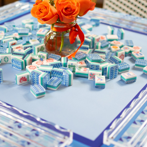 MAHJONG MAT | Prism | 33" x 33"-gallery-51307936448823