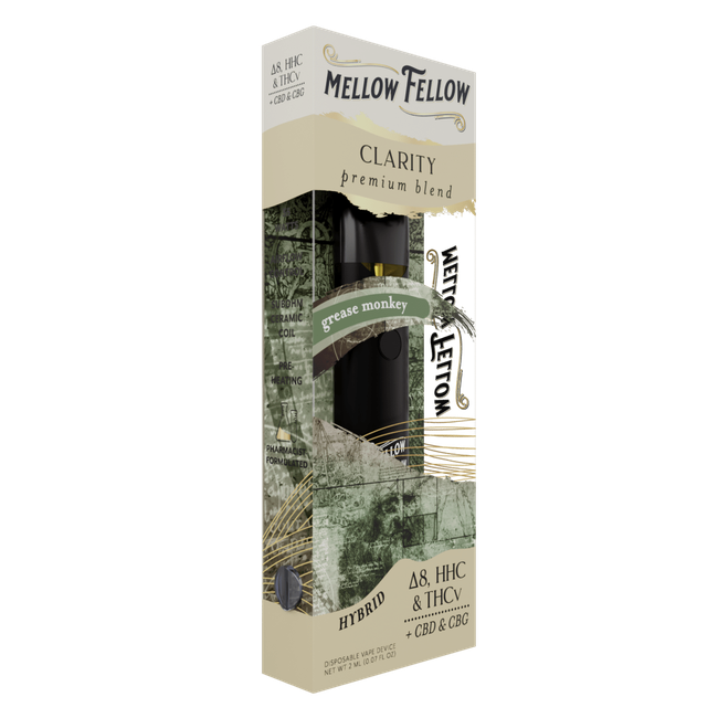 Clarity Blend 2ml Disposable Vape - Grease Monkey (Hybrid)-gallery-37327700754638