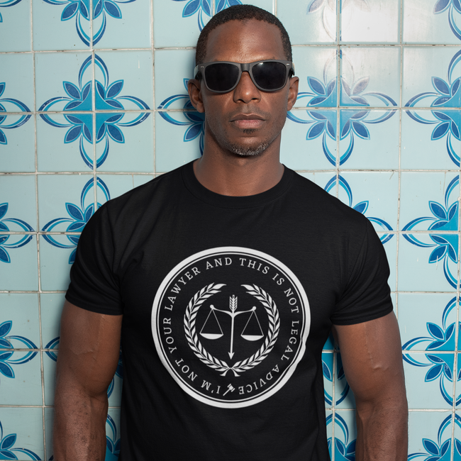 Not your lawyer Big and Tall Tee-gallery-33447485112386