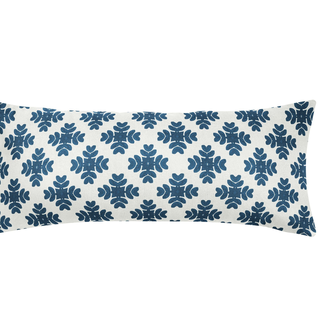 Brushstrokes Navy 14x36 Pillow