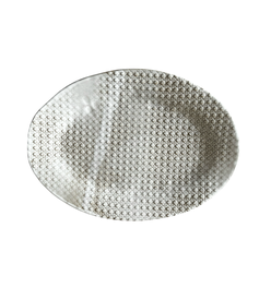 Sandalwood Caned Statement Platter