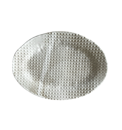 Sandalwood Caned Statement Platter