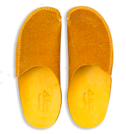 Yellow CP Slippers Minimalist