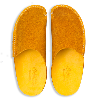 Yellow CP Slippers Minimalist