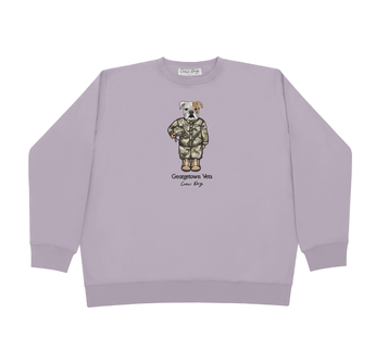 Georgetown Veterans Embroidered Crewneck