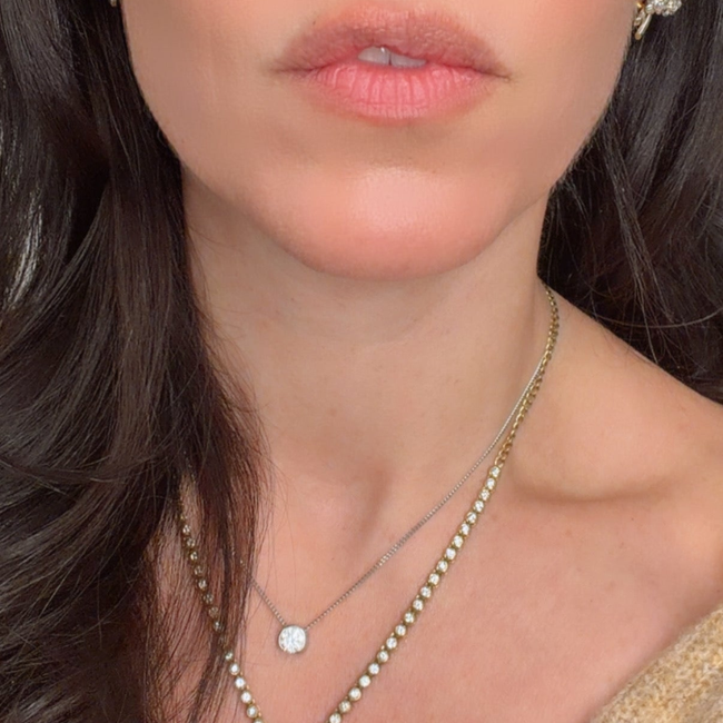 Antique Platinum and yellow 18K approx 10 ctw citrine and 1.2 ctw old mine cut diamond and rose cut -gallery-56907880202555