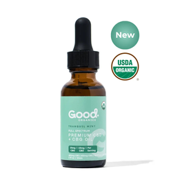 USDA Organic CBD + CBD Tincture - 15mg:15mg