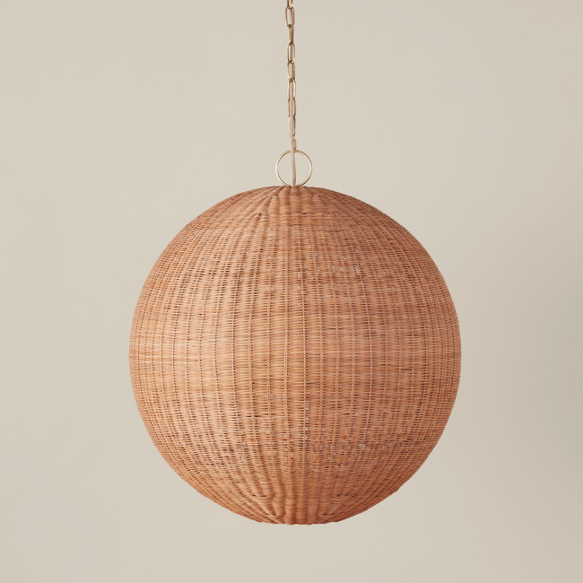 Miramar Rattan Round Chandelier-gallery-31555564339261