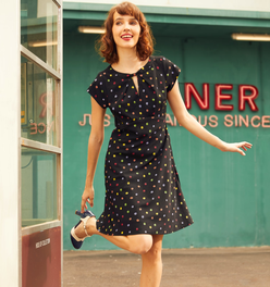 The Dot Dot Diner Dress
