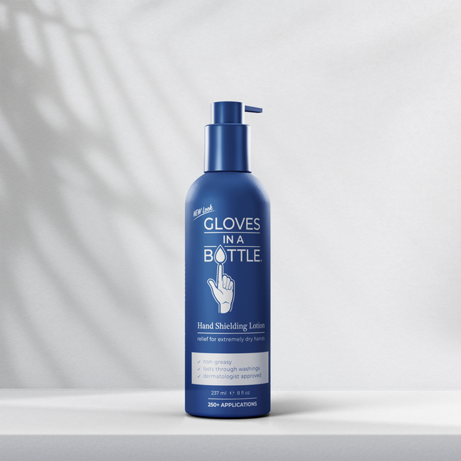 Gloves In A Bottle Shielding Lotion 8 Oz Bottle with a New Pump-gallery-33339558297674