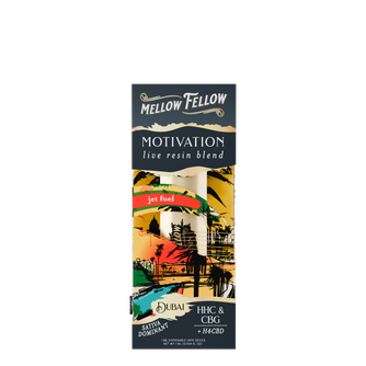 Motivation Blend - Destination: Dubai - Live Resin 1ml Disposable Vape - Jet Fuel (Sativa Dominant)