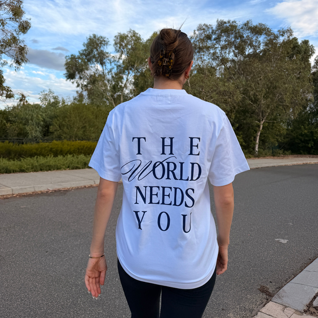 The World Needs You Tee-gallery-42936684642462