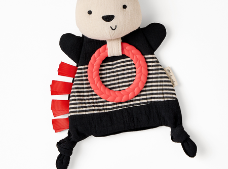 Bitzy Crinkle™ Sensory Crinkle Toy with Teether