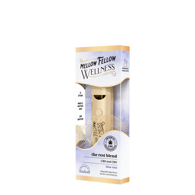 The Rest Blend - 1ml CBD Disposable Vape (Blue Razz)-gallery-37327598878926