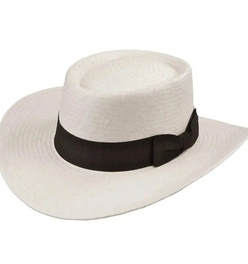 Deadwood Mason - Straw Gambler Hat