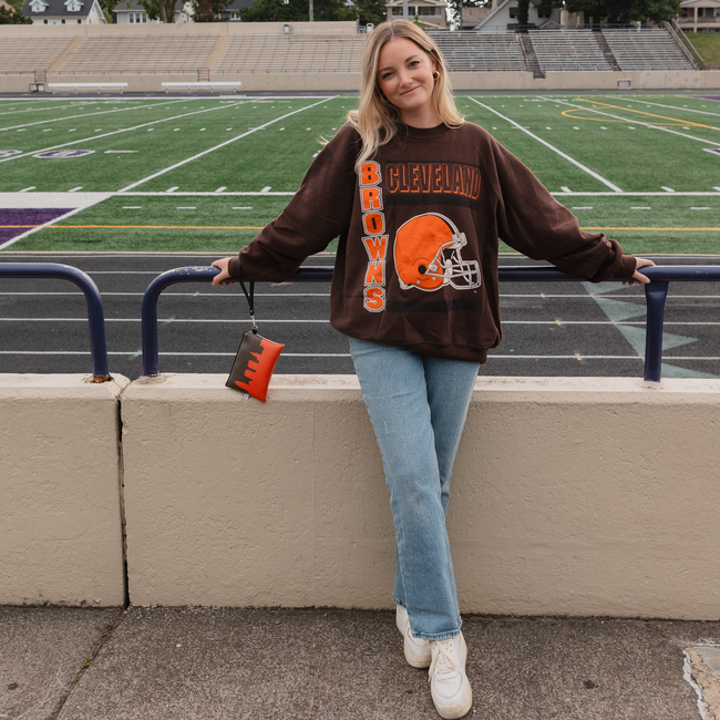Collegiate Football Stadium Skyline Game Day Wristlet-gallery-32450950529094